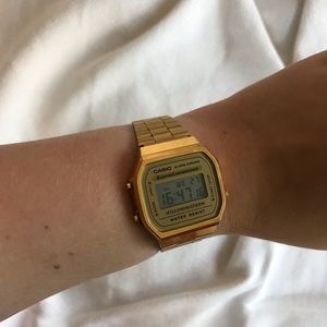 Casio A168WG-9 Men's Vintage Gold Watch